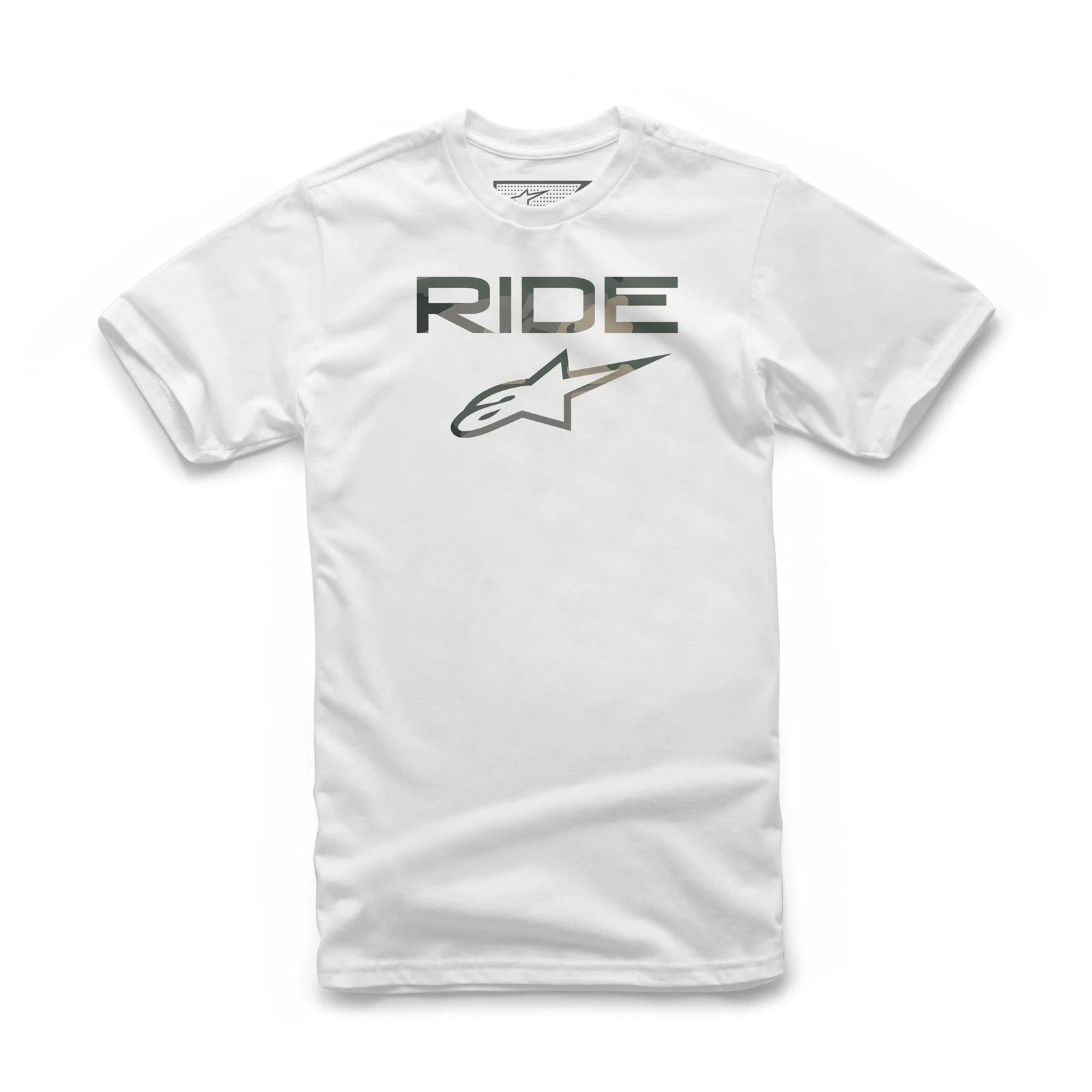Camiseta Alpinestars Ride 2.0 Camo Blanco (Clonado