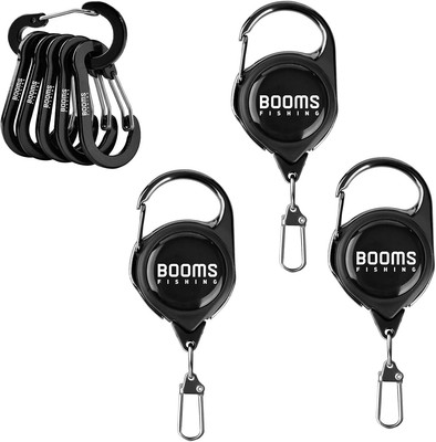 CC1 Carabiner Clips and RG1 Fishing Zinger Retractors