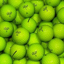 100 Neon Green Vice Mix Used Golf Balls - 4A Grade AAAA