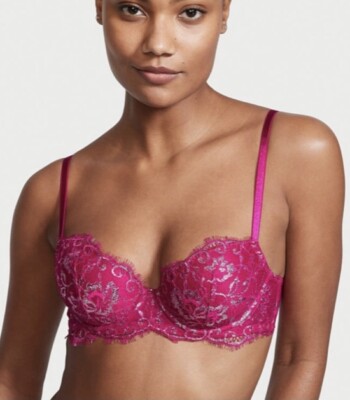 Soutien-gorge Victoria's Secret Dream Angels Lined Demi - Lavande NWT