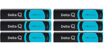 6 Box of Delta Q Decaf Espresso #1 Capsules for use with Delta Q Machines 