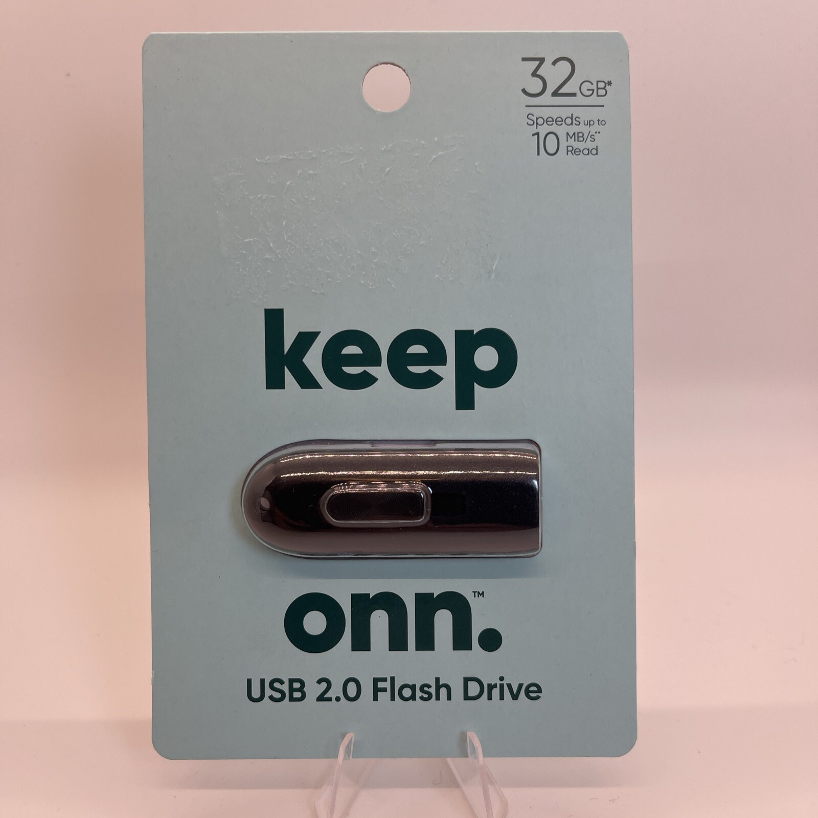 32GB USB 2.0 Flash Drive ONN Brand New Damaged Packaging-image