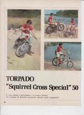 advertising Pubblicità MOTO TORPADO SQUIRREL CROSS SPECIAL 50  1971 MOTOITALIANE