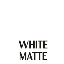12" x 3' (Yard) Matte White Outdoor, Permanent Adhesive Vinyl for Signs, Decals
