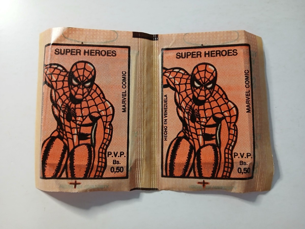 Marvel Super Heroes - 2 Packs (1980, Reyauca) Venezuela cromos