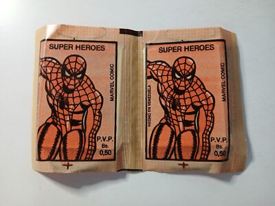 Marvel Super Heroes - 2 Packs (1980, Reyauca) Venezuela cromos