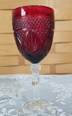 Ruby Red Wine Water Goblet (1) 