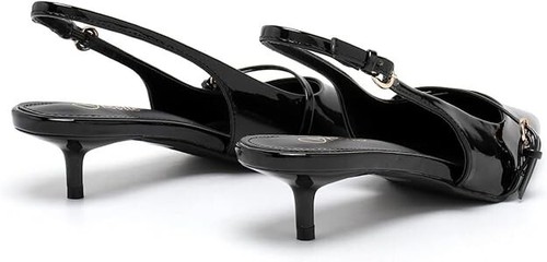Elegant Women’s Pointed Toe Sling back Kitten Heel Sandals Wedding & Party 3-8UK - Picture 8 of 25