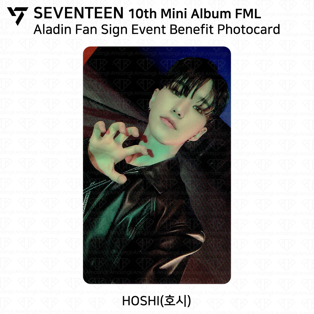 SEVENTEEN 10th Mini Album FML Fan Sign Event Benefit Photocard