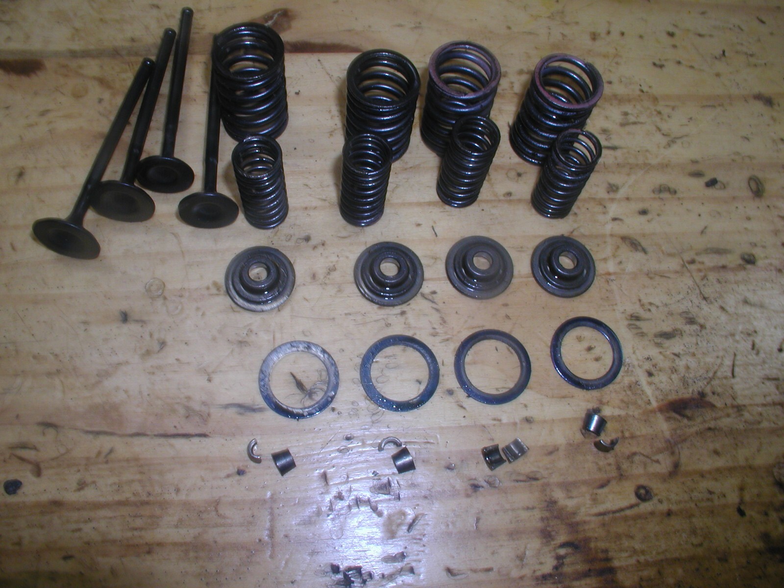 Honda 300EX Valves Springs Keepers eBay