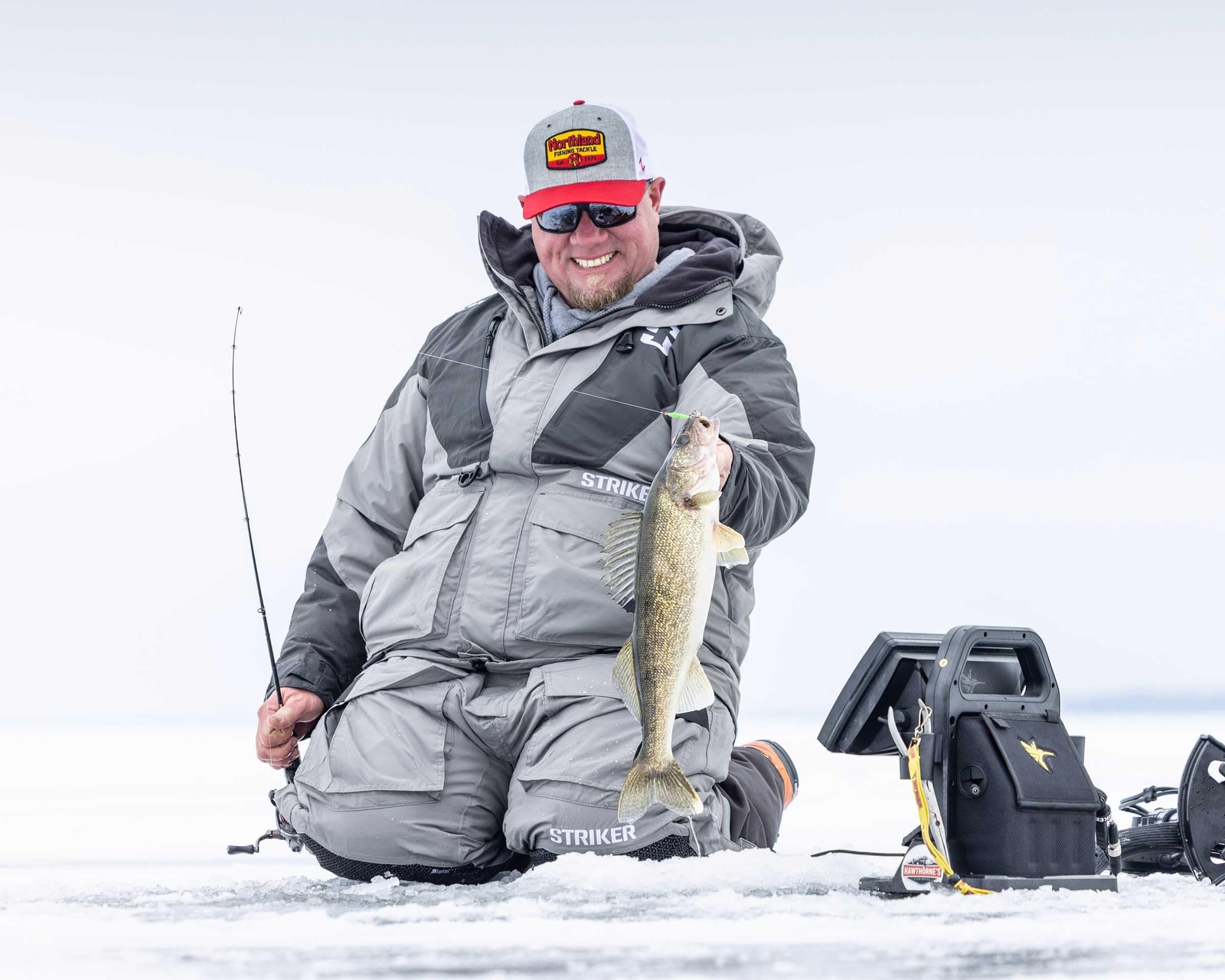 Northland Fishing Tackle BuckShot Ice Fishing Rattle Spoon, Silver