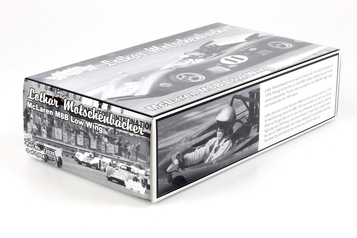 1:18 GMP McLaren M8B Low Wing CanAm Lothar Motschenbacher