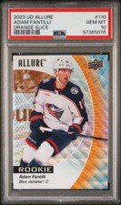 2023-24 Upper Deck Allure - Orange Slice #110 Adam Fantilli (RC) PSA 10 POP 1
