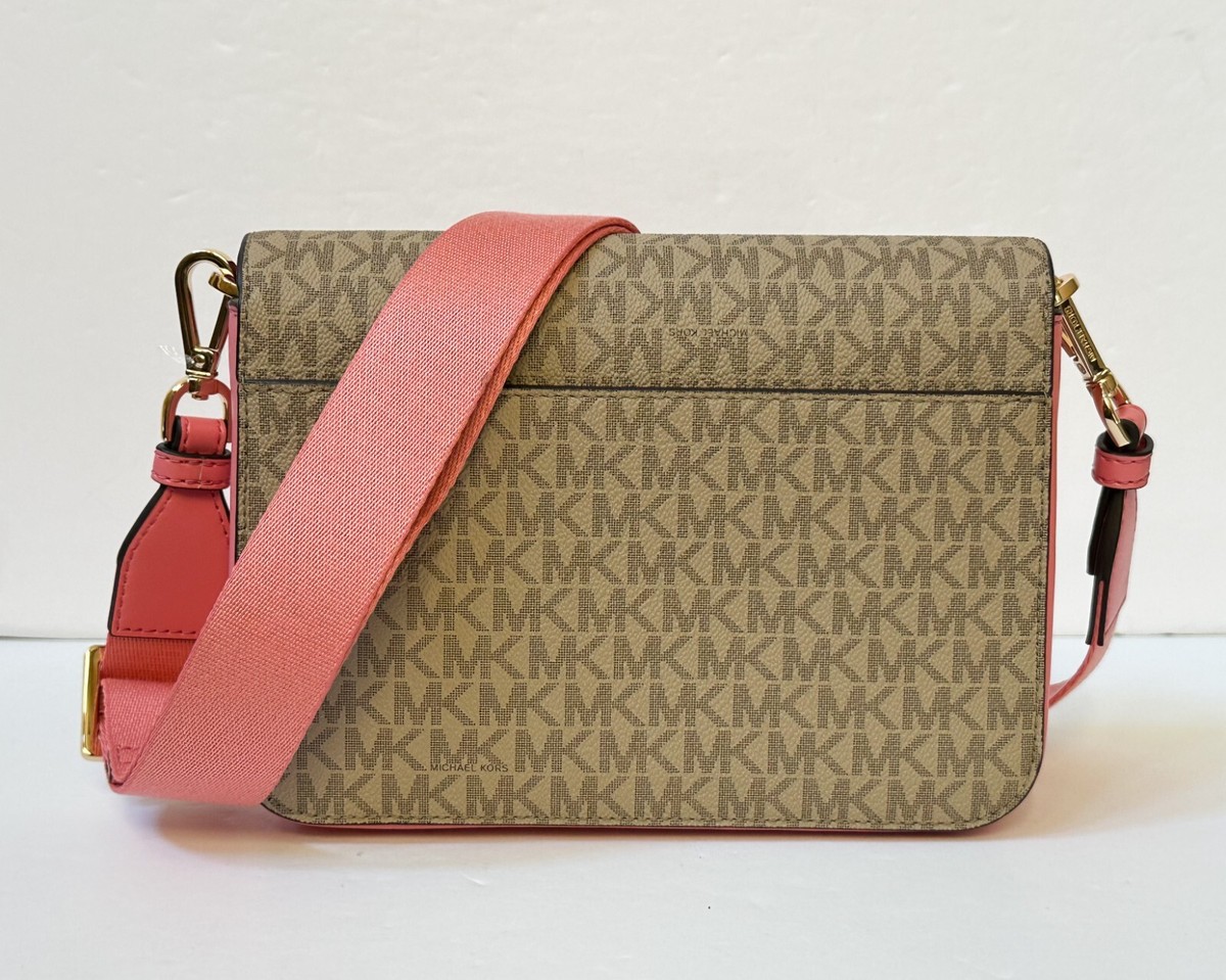 7月★MICHAEL KORS★SLOAN EDITOR MD FLAP MESSENGER MICHAEL KORS SLOAN EDITOR MD FLAP MESSENGER BAG MK + CARD