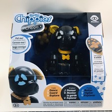 Chippies Chippo Robot Pet Toy Dog Pup Remote Control Black Dance 2016