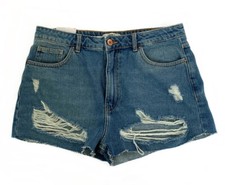 Forever 21 NWT High-Rise Festival Denim Shorts Size 30