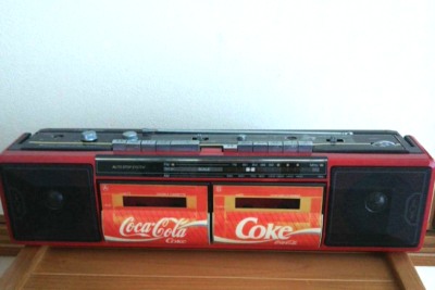 Coca-Cola Double Cassette Player TRC-938 Radio Not for Sale