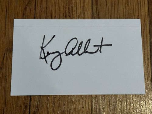 Kenny Albert Signed Index Card 3x5 Broadcaster Announcer JSA LOA NFL MLB Fox