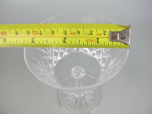 Champagne Glasses Coupes Martini Saucers. Cut Crystal. Set of 5. Small 100ml - Picture 9 of 9