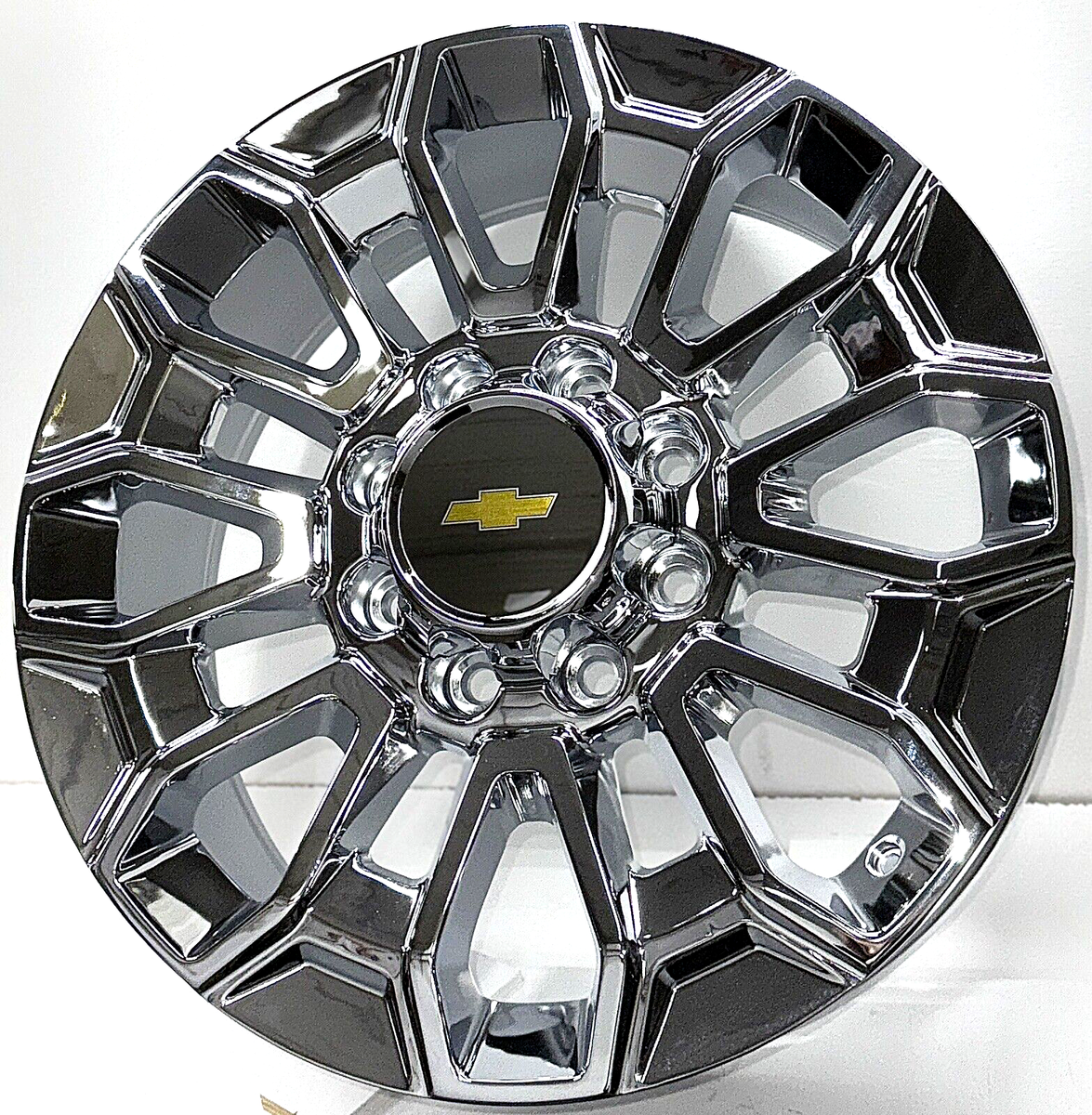 22” Chrome 14123 OE Replica Wheels fits 2025 Chevy Silverado 2500