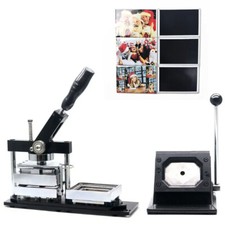 80 53mm Fridge Magnet Making Machine Kit with Paper Cutter and 100 set Materials
