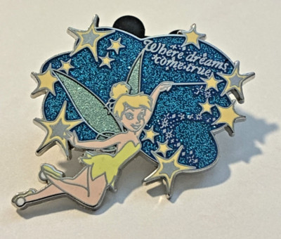 Where Dreams Come True Tinker Bell Pixie Dust Pin Version 4 Disney Pin 56395