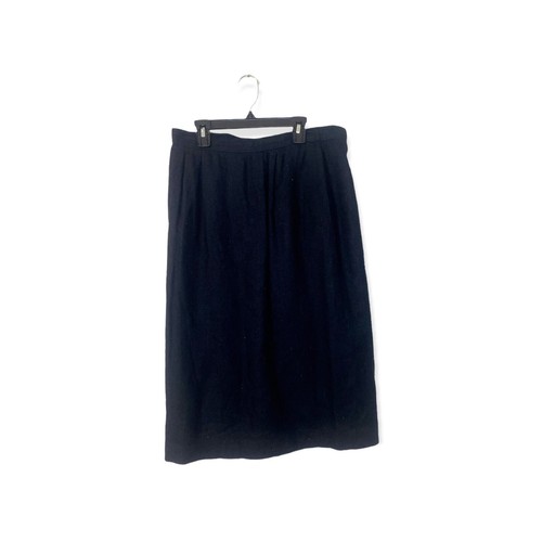 Vintage Carlisle Womens Sz 14 100% Silk A Line Career Skirt