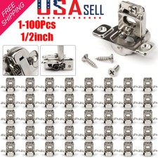 Lot Cabinet Hinges 1/2" Overlay Soft Close Face Frame 105° Compact Handware