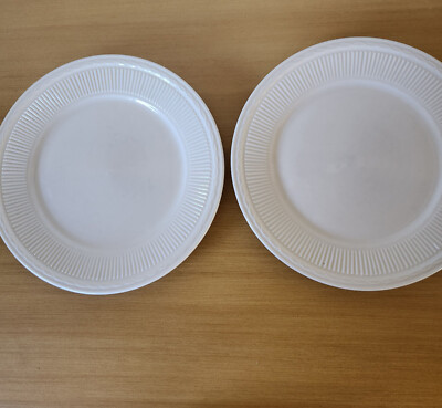 Restaurant Ware Rego China Plates 2) Oneida Crown Rego White