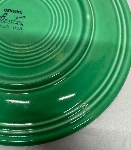 Vintage Fiesta Ware Dinner Plate, 9-1/2", Original Fiesta Light Green - Picture 10 of 12