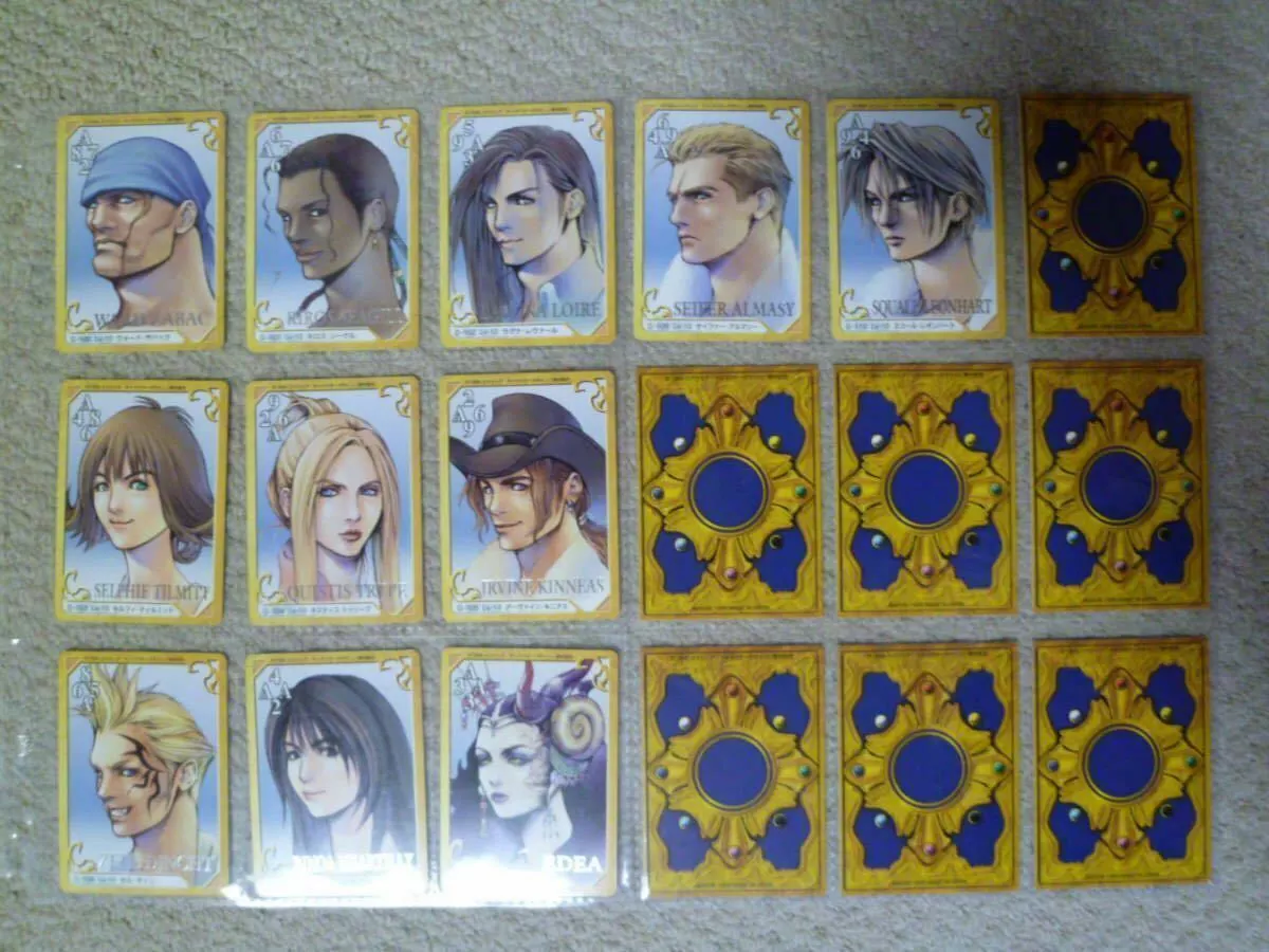 FINAL FANTASY 8 Carddass Masters 110 cards Complete Set Triple