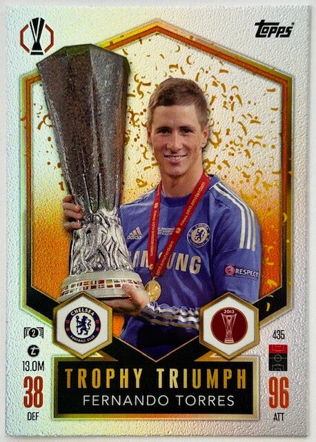 Topps 2024-25 Match Attax - TORRES (CHELSEA) Europa League Trophy Triumph #435