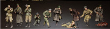 1/35 resin figures model WWII Soviet 10 soldiers Big Set Unassembled Unpainted