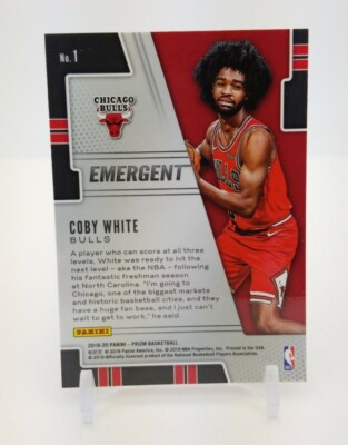 2019-20 Panini Prizm COBY WHITE Emergent Insert Rookie Card #1