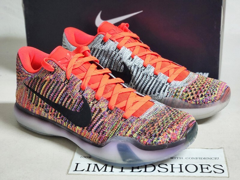 Niiya Nike Kobe 9 EM Low Unleashed Pop Art Sneakers 646701-508