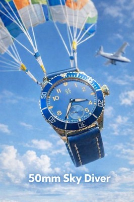 Sevin 50MM ''Sky Diver'' Mechanical Watch