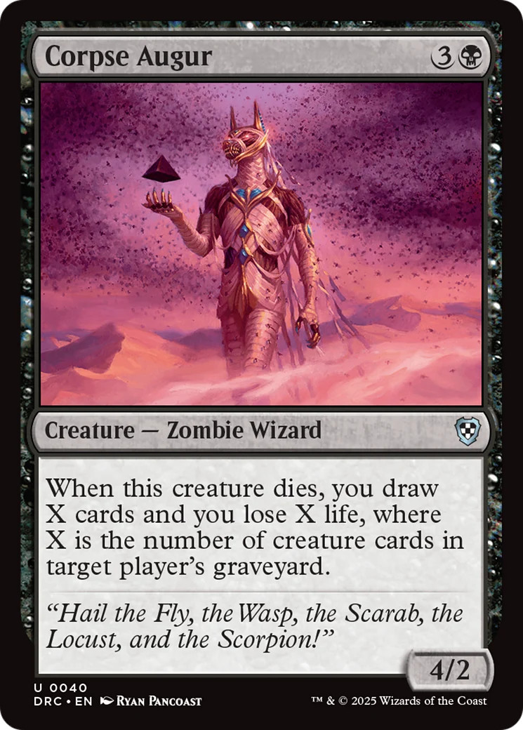 Corpse Augur [Aetherdrift Commander] Near Mint