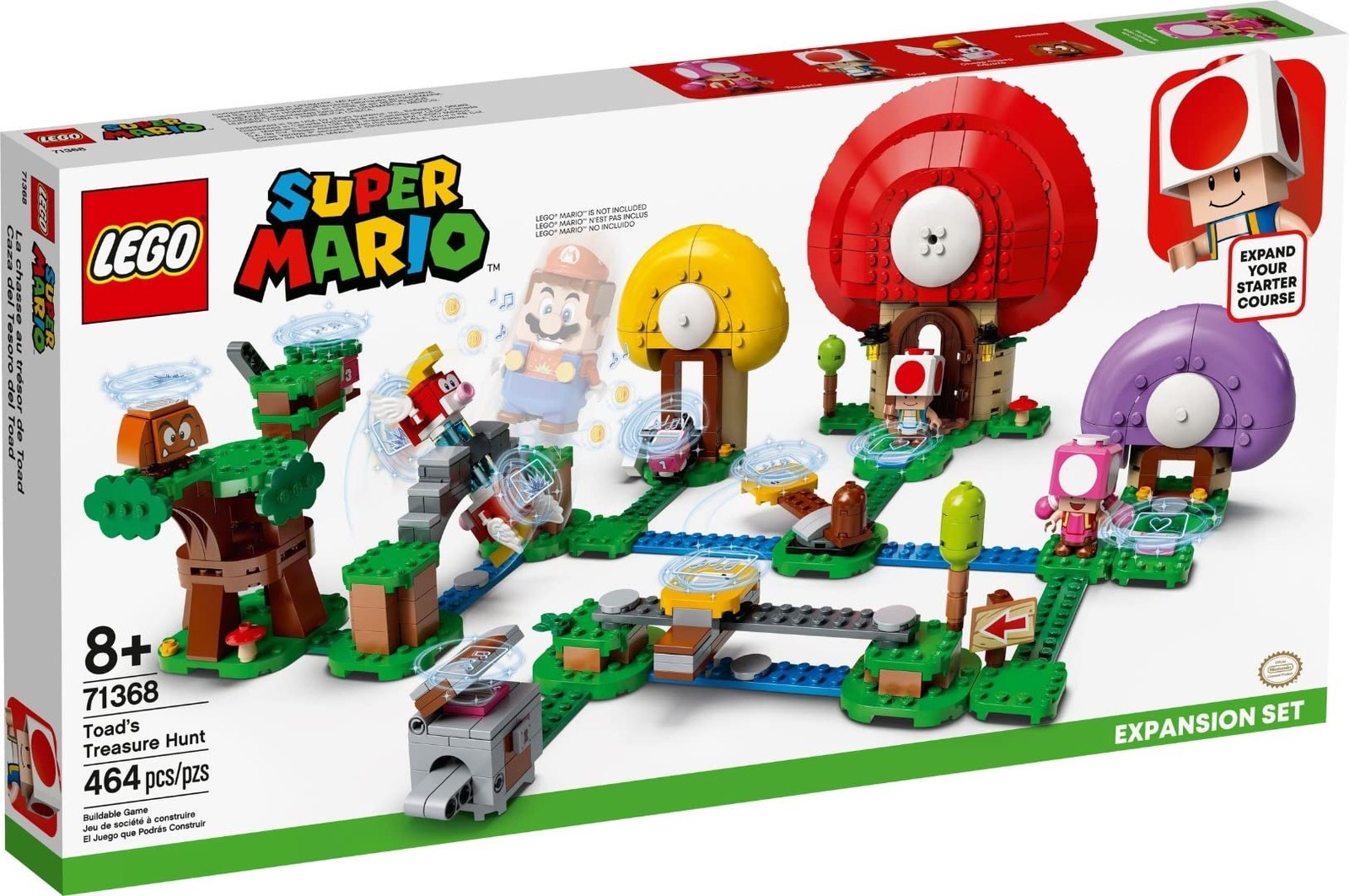 LEGO Super Mario Toad's Treasure Hunt Set 71368 Complete 2020 Edition - Image 4
