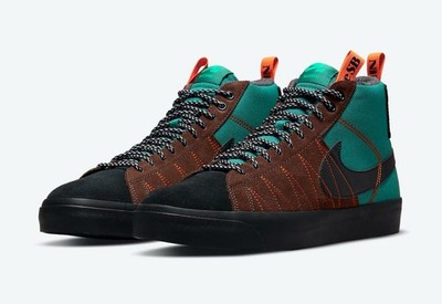 Nike SB Zoom Blazer Mid Premium Noble Green Black US Men 12 New Sold OUT