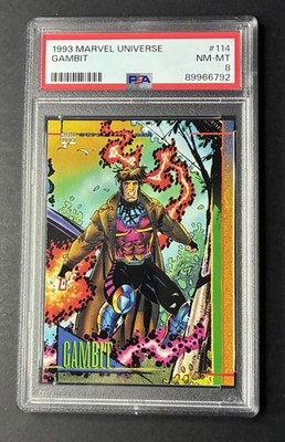 1993 Marvel Universe Gambit PSA 8 