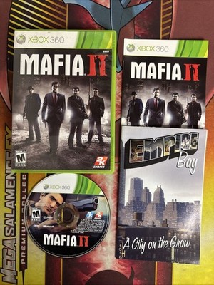 Mafia II (Microsoft Xbox 360, 2010) Manual & Map Included Complete CIB Tested