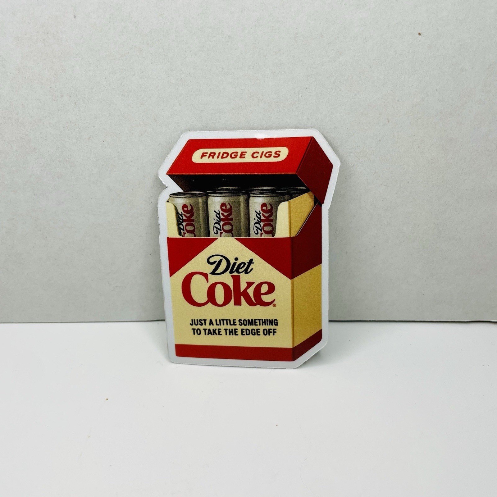 Diet Coke Magnet Fridge Cigs Cigarette Pack Parody Funny Meme Handmade Gift Y2K