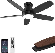 Ceiling Fans with Lights, 42 Inch Ceiling Fans with Lights and Remote, Dimmable,
