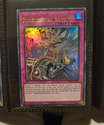 yugioh misprint name shift ra01 1st dimensional barrier ultra