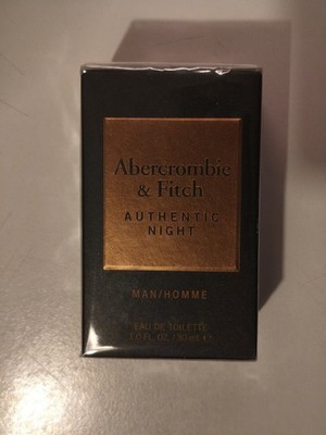 Abercrombie & Fitch Authentic Night Man/Homme Eau de Toilette 30ml Herren Parfum