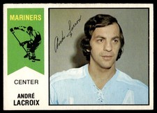 1974-75 O-Pee-Chee WHA Andre Lacroix San Diego Mariners #60
