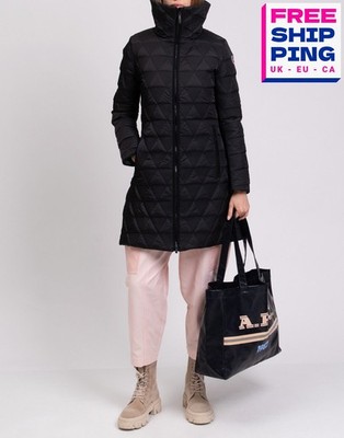 UVP895  FUSALP Stepp Longline Jacke FR38 UK10 US6 M wasserabweisend schwarz