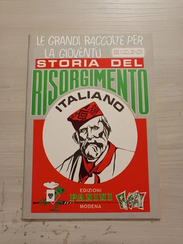 Album Figurine PANINI STORIA DEL RISORGIMENTO ITALIANO 1970 -VUOTO- originale