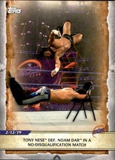 2020 Topps Road to WrestleMania #9 Tony Nese Def. Noam Dar