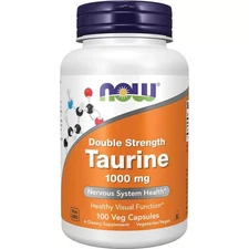 NOW Foods Double Strength Taurine 1,000 mg 100 Veg Caps